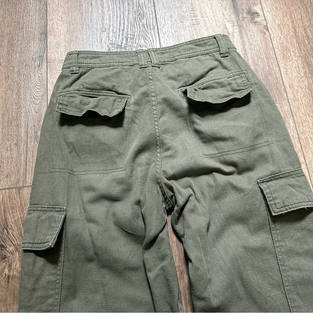 Cotton‎ On Women’s Cargo Pants Olive Green 100% Cotton, Size 2 - Picture 9 of 15